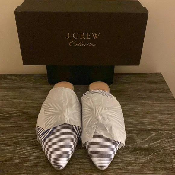 Brand new J crew women’s Bow tie slides - Picture 2 of 9